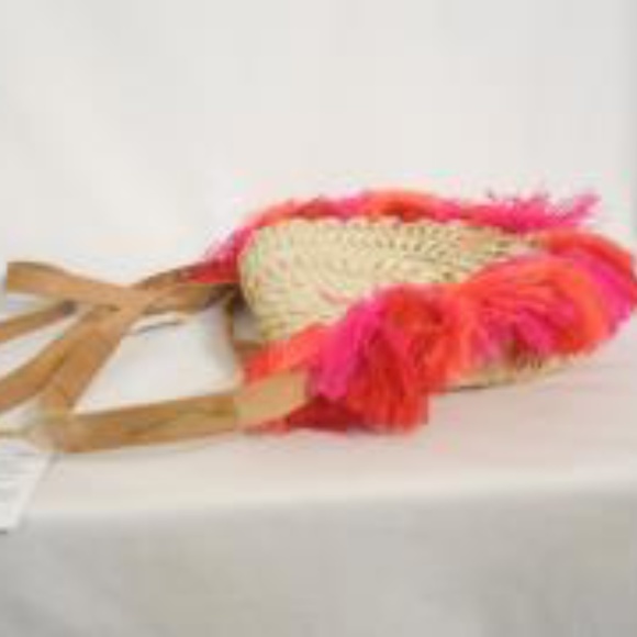 Soeur Du Maroc Tassel Straw Crossbody - Picture 3 of 8